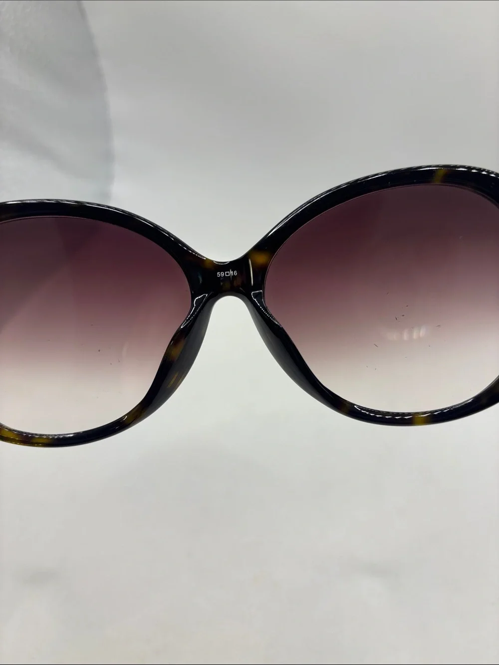 VTG Brighton Brown Foxy Lady Tortoiseshell Frame Handmade Italy silver accents - Picture 8 of 14